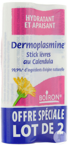 Boiron Dermoplasmine Calendula Pflegender Und Reparierender Lippenbalsam 2x4g