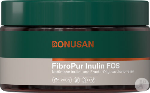 Bonusan FibroPur Inulin FOS Mit Naturfasern Pulver 200g