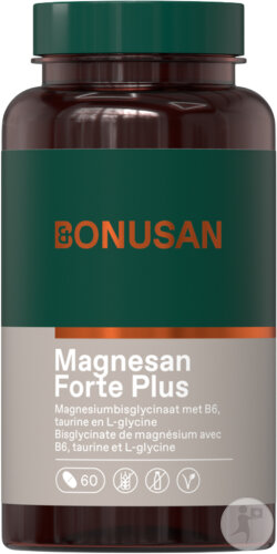 Bonusan Magnesan Forte Plus 100% Aminosäuren-Chelatiert 60 Filmtabletten