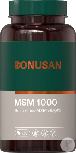 Bonusan MSM 1000mg Methylsulfonylmethan 120 Tabletten