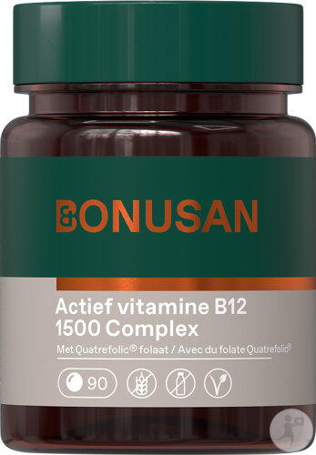 Bonusan Vitamin B12 Aktiv 1500mcg Mit Folsäure 90 Tabletten