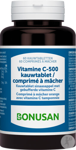 Bonusan Vitamin C 500 Kautablette Orangengeschmack 60 Stück-2