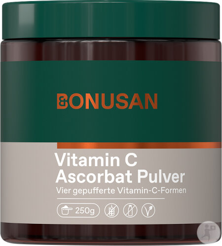 Bonusan Vitamin C Ascorbat Pulver Dose 250g