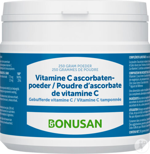Bonusan Vitamin C Ascorbat Pulver Zitronengeschmack 250g-2