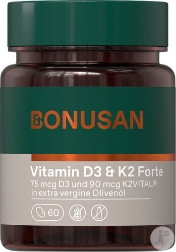 Bonusan Vitamin D3 Und K2 Forte 60 Kapseln