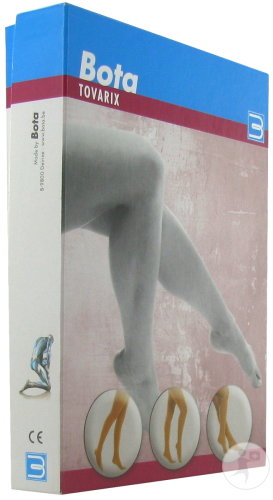 Bota 40/II Krampfaderkompressionsstrumpf BD Ohne Ferse/Zehen Natur N9 Paar 1
