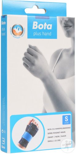 Bota Handgelenksbandage 211 Schwarz Universal -15cm S 1 Stück