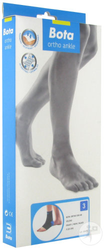 Bota Ortho AB 930 Fußgelenksbandage Mit Klettverschluss Schwarz 22cm N3 Stück 1