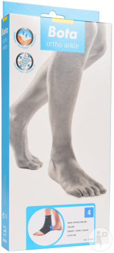 Bota Ortho AB 930 Fußgelenksbandage Mit Klettverschluss Schwarz 24cm N4 Stück 1