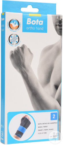 Bota Ortho Handhandgelenksbandage 501 Schwarz 15-17cm N2 Stück 1