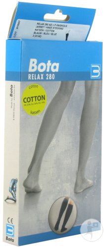 Bota Relax 280 Kniestützstrümpfe Mit Baumwolle N3 Blau 1 Stück