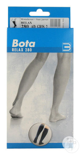 Bota Relax 280 Kniestützstrümpfe N2 Grau 1 Stück