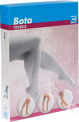 Bota Tovarix 70/II Kniestrumpf AD Ohne Zehen Kurz Beige S 1 Paar