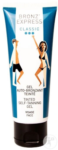 Bronz'Express Getöntes Selbstbräuner Gel Gesicht 75ml