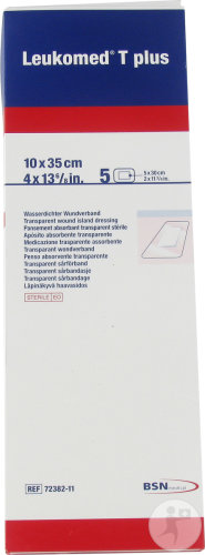 Bsn Medical Leukomed T Plus Steriler Wundverband 10cmx35cm Stück 5 (7238211)