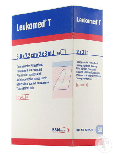 Bsn Medical Leukomed T Transparenter Filmverband 5cmx7,2cm Stück 50 (7238100)