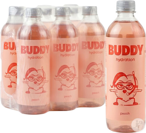 Buddy Hydration Pfirsich 6x500ml