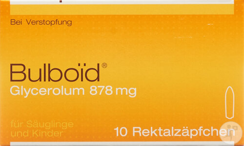 Bulboid Kinder Rektalzäpfchen 10 Stück