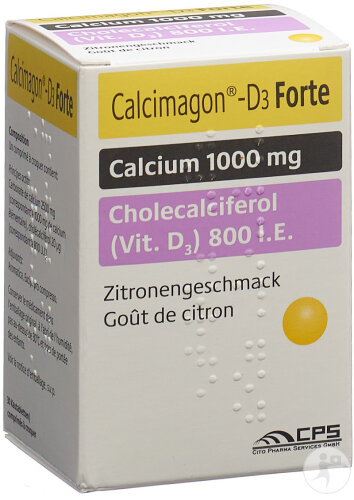 Calcimagon D3 Forte Kautabletten Zitrone 30 Stück