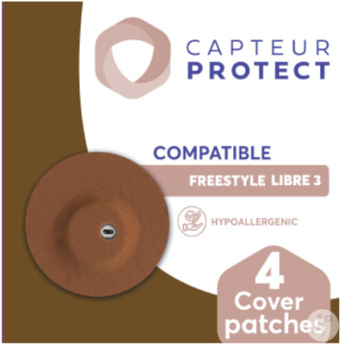 Capteur Protect Pflaster Braun Cover Freestyle Libre 3 4 Stück