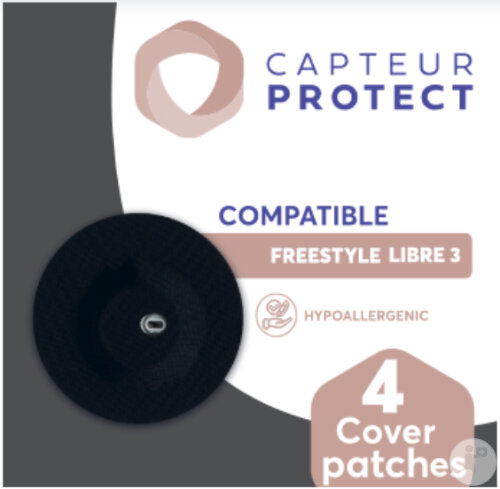 Capteur Protect Pflaster Schwarz Cover Freestyle Libre 3 4 Stück