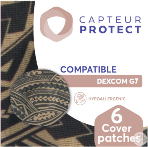 Capteur Protect Pflaster Tattoo Cover Dexcom G7/One+ 6 Stück