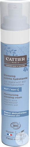 Cattier Feuchtigkeitsspendende Nachtpflege Sleeping Creme Für Dehydrierte Haut 50ml