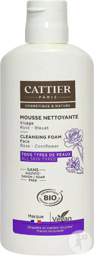 Cattier Nuage Celeste Reinigungsschaum Gesicht Alle Hauttypen Flakon 150ml