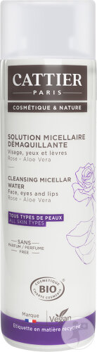 Cattier Perle D'Eau Mizellare Reinigungslösung Für Alle Hauttypen Bio 300ml