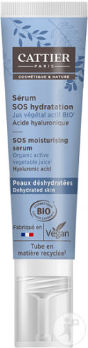 Cattier SOS Feuchtigkeitsserum Mit Hyaluronsäure Feuchtigkeitsarme Haut Bio Tube 30ml