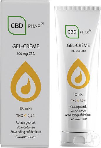CBD-Phar Gel-Creme Anwendung Auf Der Haut Tube 100ml