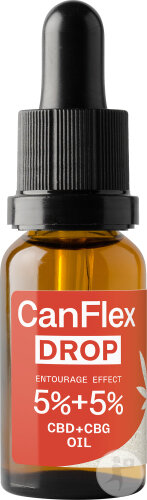 CBX Medical Canflex Drop 5% CBD + 5% CBG Öl 10ml