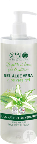 Cebio Aloe Vera Gel Bio 98% Pumpflasche 500ml