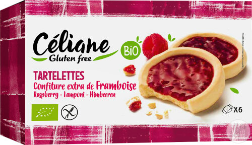 Céliane Törtchen Himbeere Bio 130g