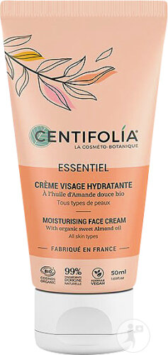 Centifolia Essentiel Feuchtigkeitsspendende Gesichtscreme Mit Bio-Süßmandelöl Tube 50ml