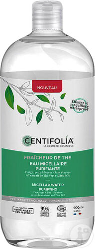 Centifolia Fraicheur De Thé Klärendes Bio-Mizellenwasser Gesicht Augen Und Lippen Flasche 500ml