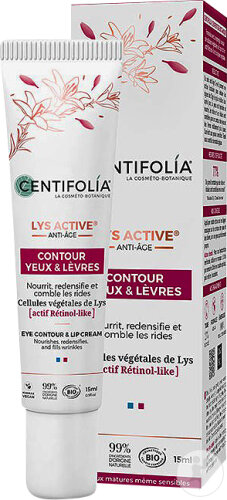 Centifolia Lys Active Anti-Aging Augenkontur- Und Lippencreme Bio Tube 15ml