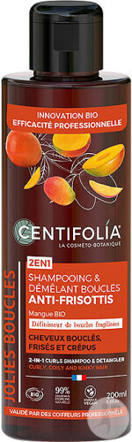 Centifolia Shampoo Und Entwirrungsspülung Locken 2in1 Lockiges/Krauses/Krauses Haar 200ml