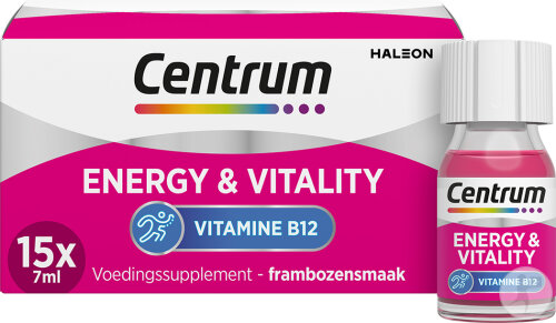 Centrum Energie & Vitalität Vitamin B12 Shots Energie/Konzentration/Gedächtnis/Nervensystem 15 Stück