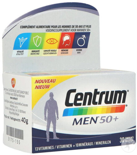 Centrum Gender Men 50+ Fct 30 Tabletten
