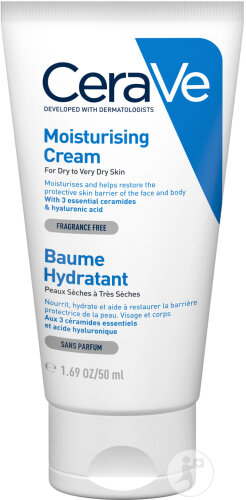 CeraVe Feuchtigkeitsbalsam Gesicht Und Körper Für Trockene Bis Sehr Trockene Haut 50ml