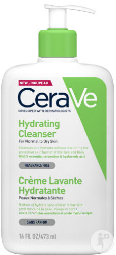 CeraVe Feuchtigkeitsspendende Reinigungslotion Pumpflakon 473ml