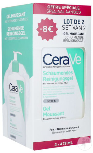 Cerave Foaming Cleanser Duo 2x473ml