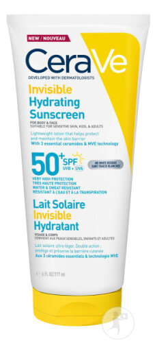 Cerave Sun Feuchtigkeitsspendende Sonnencreme Unsichtbar SPF50 177ml