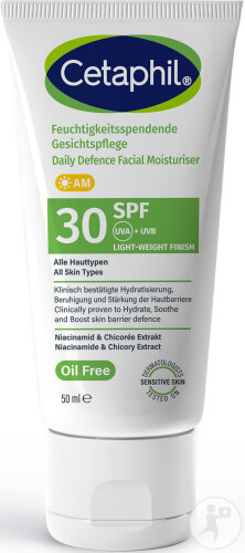 Cetaphil Daily Defence Feuchtigkeitsspendende Gesichtscreme SPF30 50ml