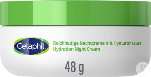 Cetaphil Feuchtigkeitsspendende Nachtcreme Tiegel 48ml