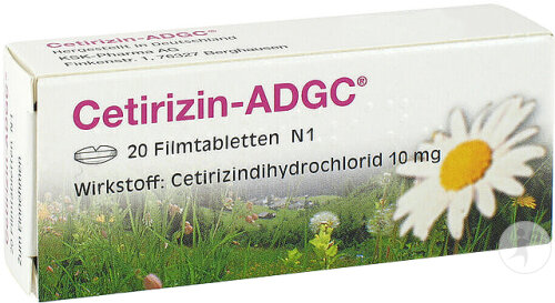 Cetirizin-ADGC 20 Filmtabletten