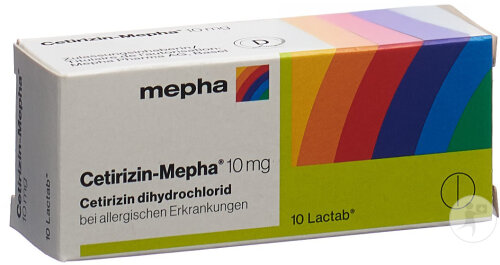 Mepha Cetirizin Lactab 10mg 10 Stück