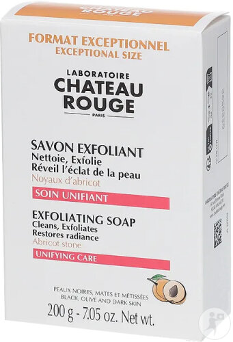Château Rouge Peeling-Seife Zur Hautausgleichung Für Dunkle Matte Haut Und Mischhaut 200g