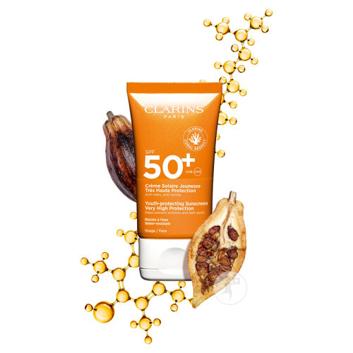 Clarins Dry Touch Sonnenschutz SPF50+ Gesicht Tube 50ml-2